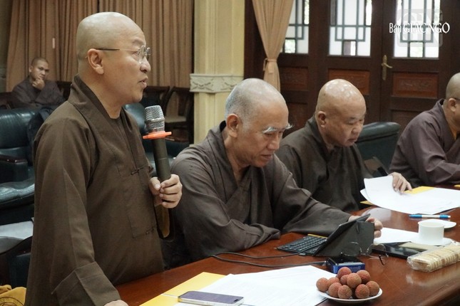 Thượng toạ Thích Nhật Từ trình bày chiến lược phát triển Học viện