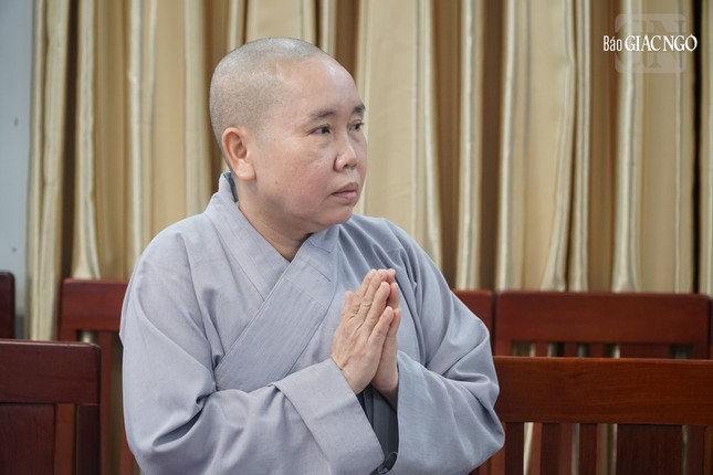 Ni sư Thích nữ Như Nguyệt, Phó Viện trưởng trình bày về công tác thu chi tại Học viện Ni sư Thích nữ Như Nguyệt, Phó Viện trưởng trình bày về công tác thu chi tại Học viện