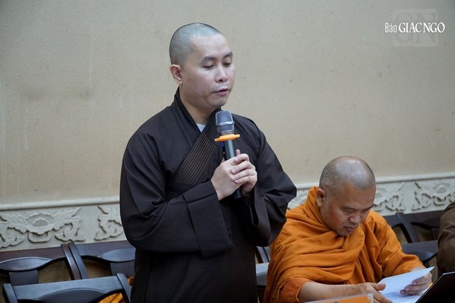 Đại đức Thích Giác Thọ báo cáo kế hoạch tổ chức lễ tốt nghiệp năm 2023 Đại đức Thích Giác Thọ báo cáo kế hoạch tổ chức lễ tốt nghiệp năm 2023