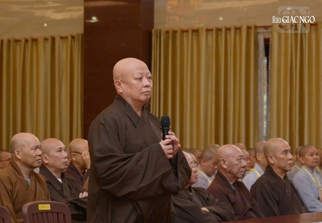 Hòa thượng Thích Lệ Trang, Trưởng ban Trị sự GHPGVN TP.HCM chia sẻ thêm về việc quản lý Tăng Ni, tự viện trên địa bàn Thành phố
