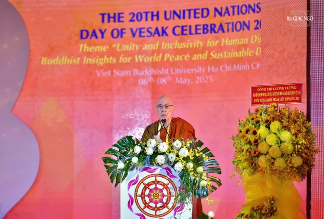 Trưởng lão Hòa thượng Bodhi, Chủ tịch Hiệp hội Phật giáo Hoa Kỳ phát biểu thông điệp