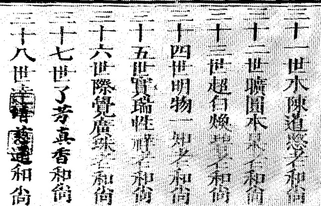 Một phần Chánh pháp nhãn tạng về truyền thừa của Tổ sư Thiệt Thoại Tánh Tường, khai sơn Tổ đình Huê Nghiêm (P.Thủ Đức)
