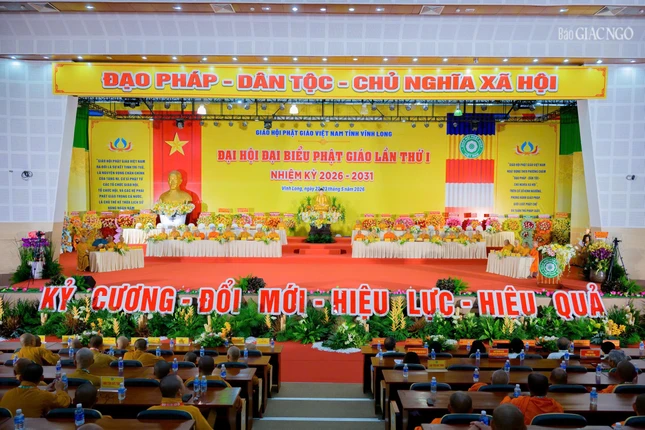 Phiên trọng thể Đại hội đại biểu Phật giáo tỉnh Vĩnh Long lần thứ I, nhiệm kỳ 2026-2031 sẽ diễn ra vào sáng mai, 23-5 tại hội trường Trung tâm Hội nghị tỉnh (P.Nguyệt Hóa)
