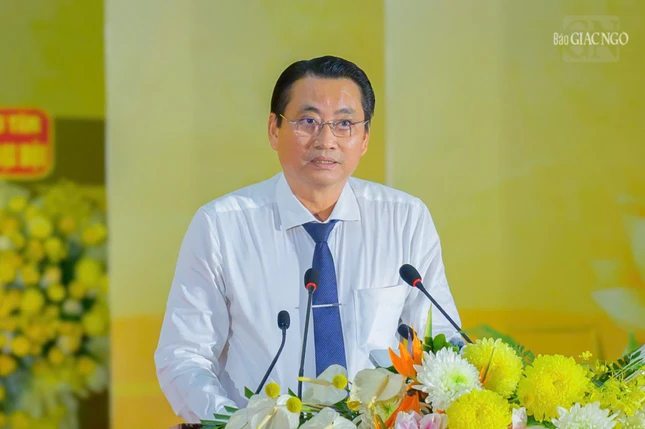 Ông Nguyễn Quỳnh Thiện, Phó Chủ tịch UBND tỉnh Vĩnh Long phát biểu chỉ đạo