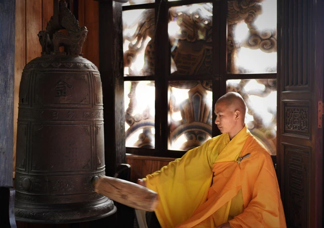 Thời khóa công phu được tiến hành đều đặn 2 buổi trong ngày