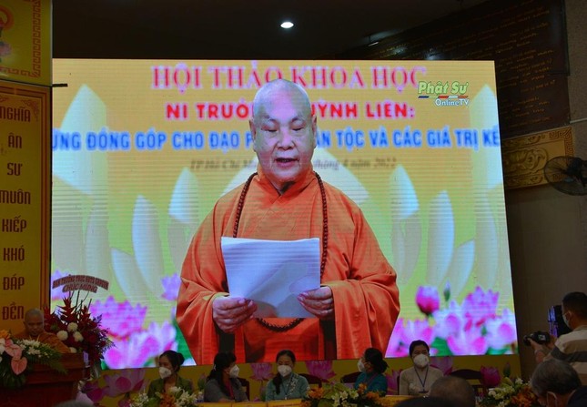 Hòa thượng Thích Thiện Nhơn, Chủ tịch Hội đồng Trị sự gửi video tán thán công đức