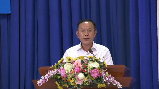 Đại diện chính quyền phát biểu