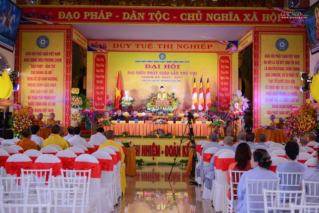 Toàn cảnh phiên trù bị Đại hội đại biểu Phật giáo tỉnh Phú Yên