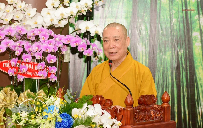 Hòa thượng Thích Bảo Nghiêm phát biểu khai mạc