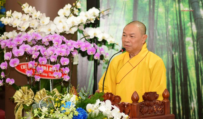 Đại diện Ban Hoằng pháp TP.Đà Nẵng đóng góp ý kiến