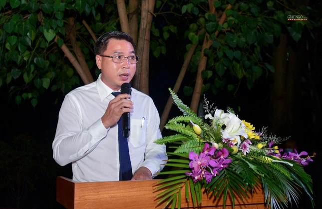 Ông Lê Tấn Tài phát biểu