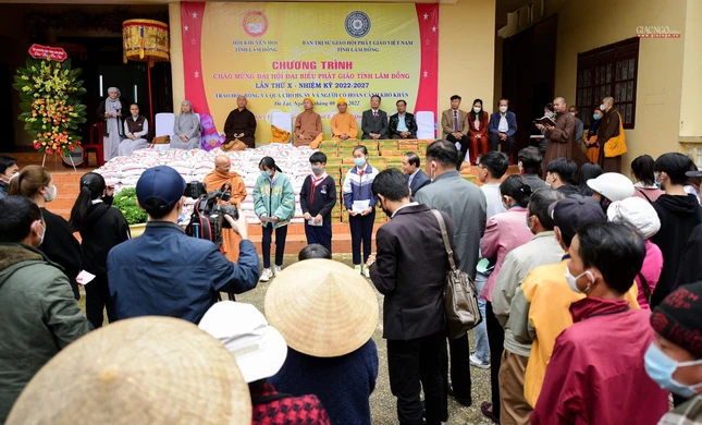 Đây là hoạt động chào mừng Đại hội đại biểu Phật giáo tỉnh Lâm Đồng