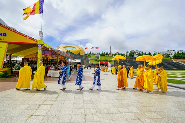 Đại lễ được tổ chức thường niên trong tháng An toàn giao thông tại Quảng trường Lâm Viên