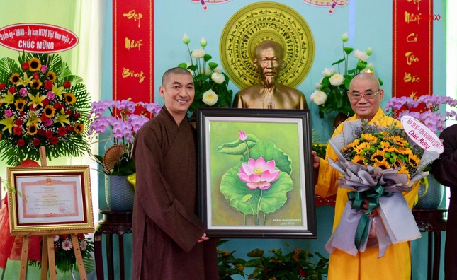 Ban Trị sự Phật giáo quận 7 tri ân sự chỉ đạo của Hòa thượng trong thời gian qua