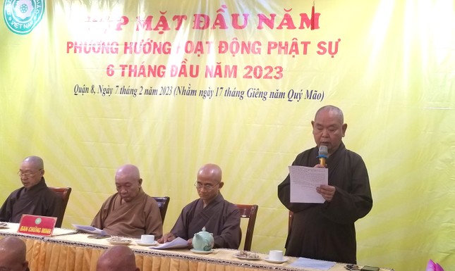 Thượng tọa Thích Huệ Công phát biểu khai mạc