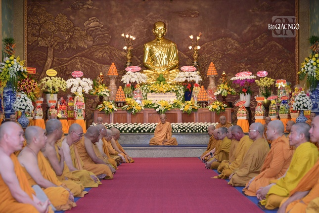 Buổi lễ diễn ra tại pháp viện Minh Đăng Quang (TP.Thủ Đức, TP.HCM)