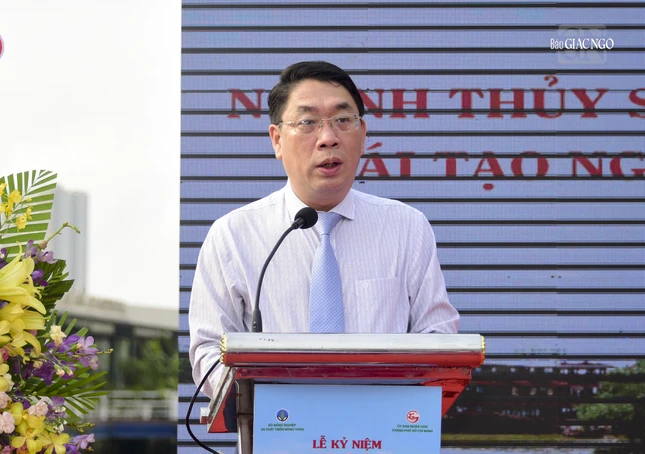 Ông Đinh Minh Hiệp, Giám đốc Sở Nông nghiệp và Phát triển nông thôn TP.HCM phát biểu