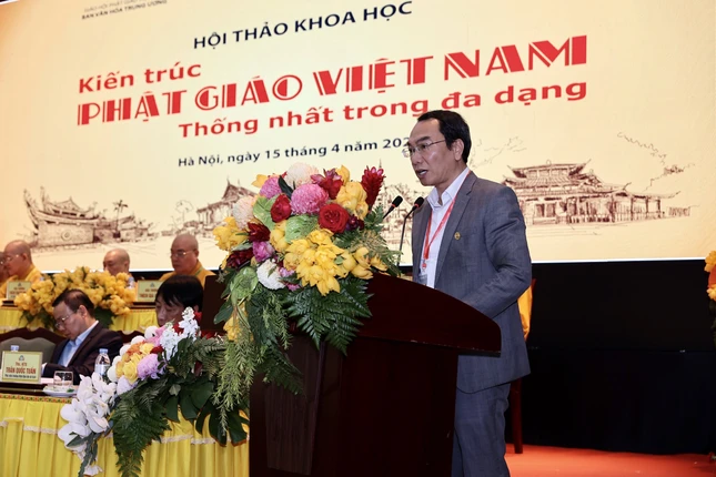 PGS.TS Chu Văn Tuấn phát biểu đề dẫn