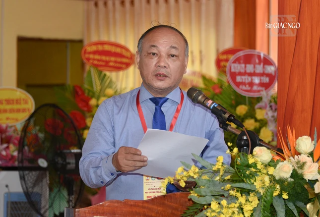 Ông Phan Thanh Định phát biểu chào mừng