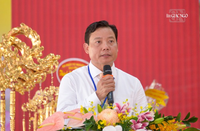 Ông Phạm Tấn Hòa phát biểu