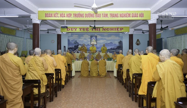 Hạ trường có 150 hành giả tu học dưới sự hướng dẫn của Thiền chủ là Ni trưởng Thích nữ Tân Liên, Hóa chủ là Ni trưởng Thích nữ Chiêu Liên và Ni trưởng Thích nữ Viên Liên