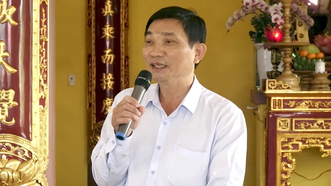 Ông Ngô Minh Cảnh phát biểu chúc mừng