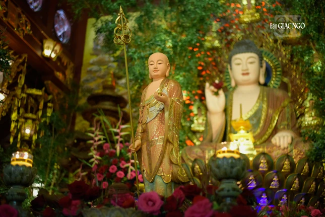 Tôn tượng Đức Phật tại chánh điện chùa Viên Giác