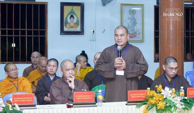 Ban Hướng dẫn Phật tử các tỉnh thành phát biểu