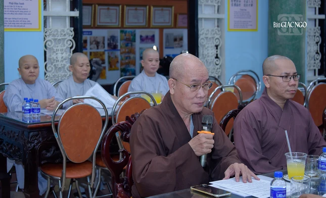 Hòa thượng Thích Tắc Huê thông tin về kế hoạch tổ chức Đại giới đàn Bửu Huệ Hòa thượng Thích Tắc Huê thông tin về kế hoạch tổ chức Đại giới đàn Bửu Huệ