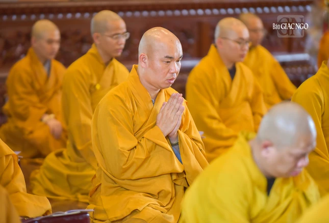 Xin mọi loài chúng sanh/ Từ bỏ cõi lãng quên/ Theo đường giới định tuệ/ Quay về trong tỉnh thức