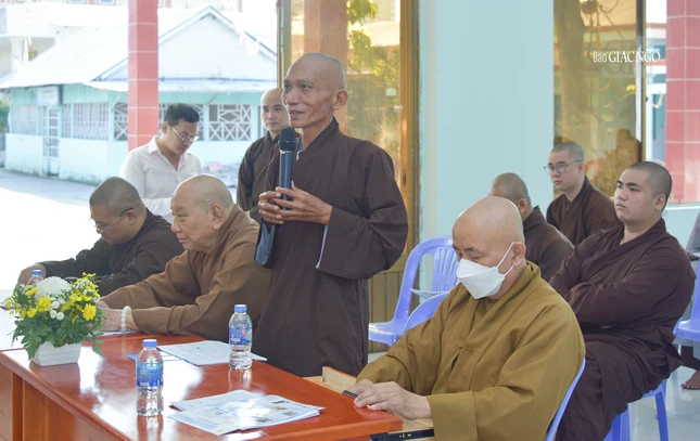 Đại biểu tham dự phát biểu ý kiến đóng góp