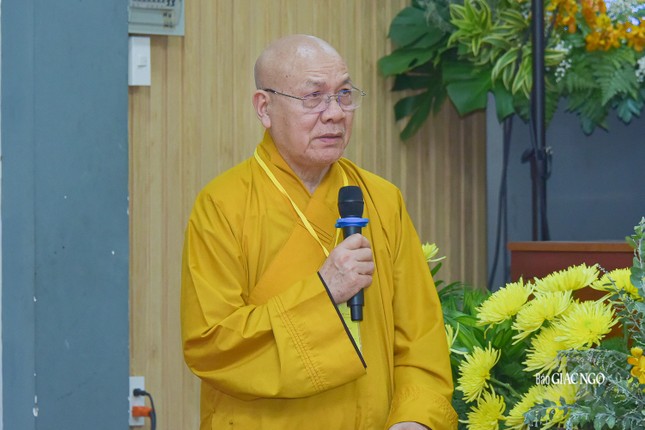 Hòa thượng Thích Quảng Tùng phát biểu khai mạc