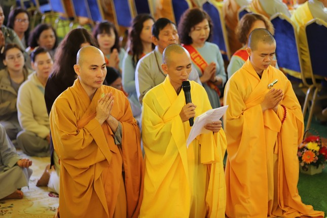 Đại đức Thích Tâm Hội phát nguyện hoàn thành sứ mệnh được giao phó