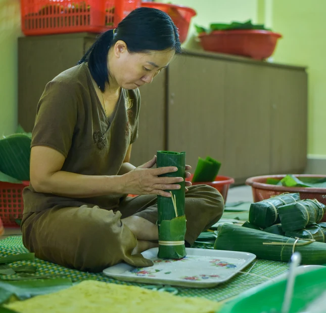 Hoạt động này giúp mọi người cùng nhau ôn lại những kỷ niệm về Tết xưa