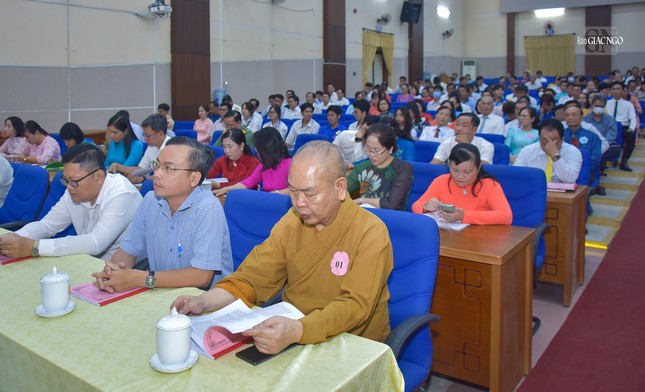 Báo cáo tổng kết công tác từ thiện xã hội của Ban Trị sự GHPGVN Q.8 trong năm 2022 đạt hơn 50 tỷ đồng