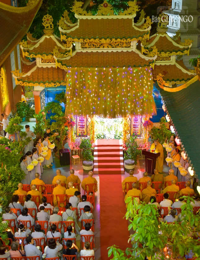 Toàn cảnh buổi lễ nhìn từ trên cao