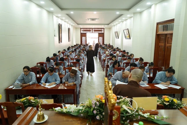 Có 90 Phật tử trên địa bàn huyện trở về tham dự kỳ thi