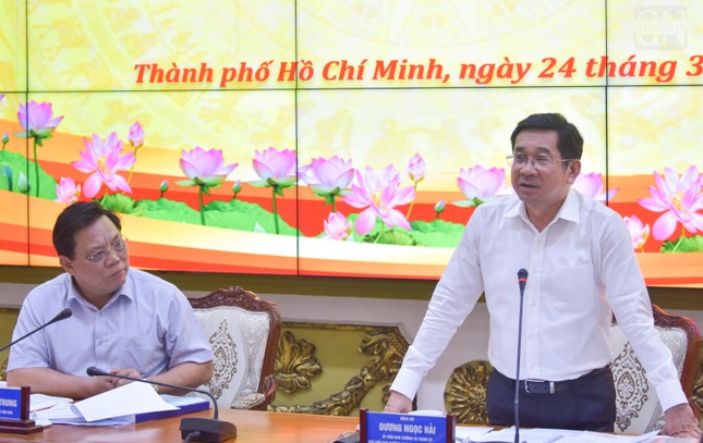 Ông Dương Ngọc Hải phát biểu Ông Dương Ngọc Hải phát biểu