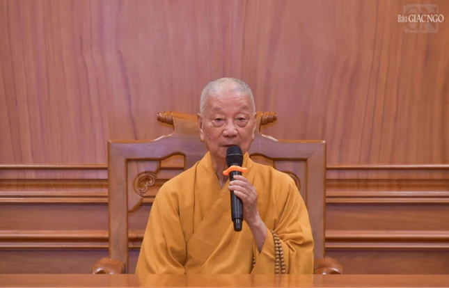 Đức Pháp chủ đáp từ