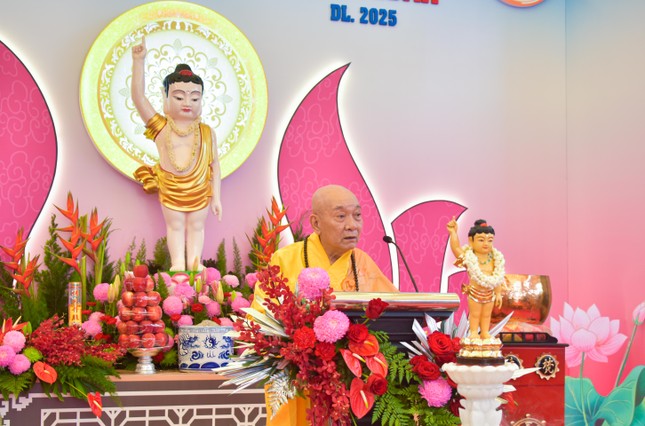 Hòa thượng Thích Thiện Lương, Chứng minh Ban Trị sự Phật giáo Q.8 đọc Thông điệp Phật đản