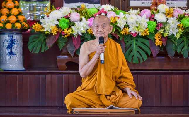 Trưởng lão Hòa thượng Thích Giác Giới ôn lại công hạnh của nhị Tổ Giác Chánh