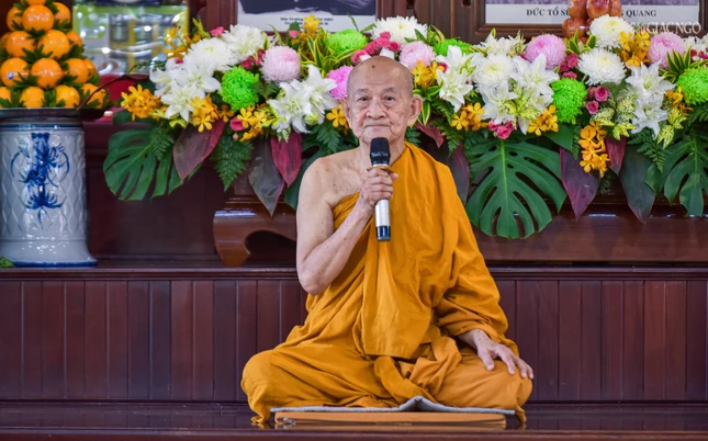 Trưởng lão Hòa thượng Thích Giác Giới ôn lại công hạnh của nhị Tổ Giác Chánh