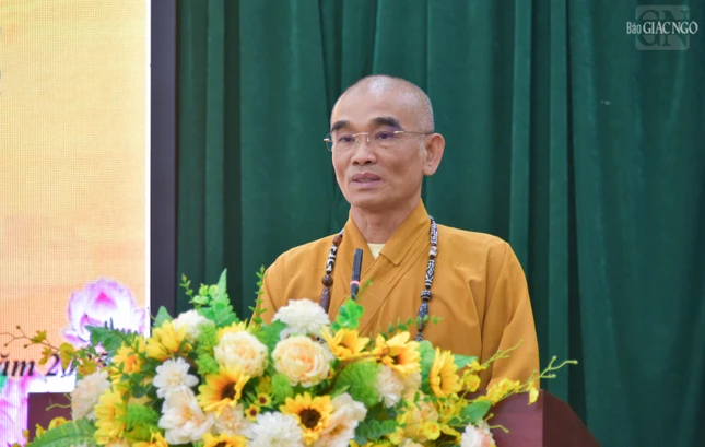 Thượng tọa Thích Tuệ Hải gửi lời thăm hỏi đến người dân tỉnh Cao Bằng