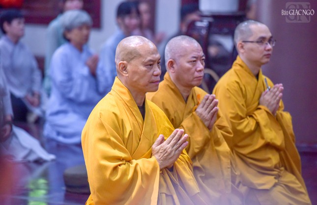 Thượng tọa Thích Trí Chơn tri ân tình cảm cao quý của chư tôn đức lãnh đạo Giáo hội dành cho tu viện Khánh An