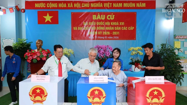 Cử tri Phật tử tham gia bầu cử Cử tri Phật tử tham gia bầu cử