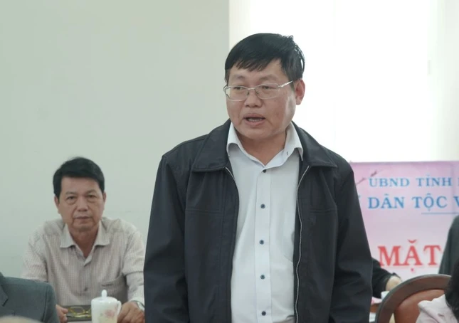 Ông Nguyễn Minh Tân phát biểu Ông Nguyễn Minh Tân phát biểu