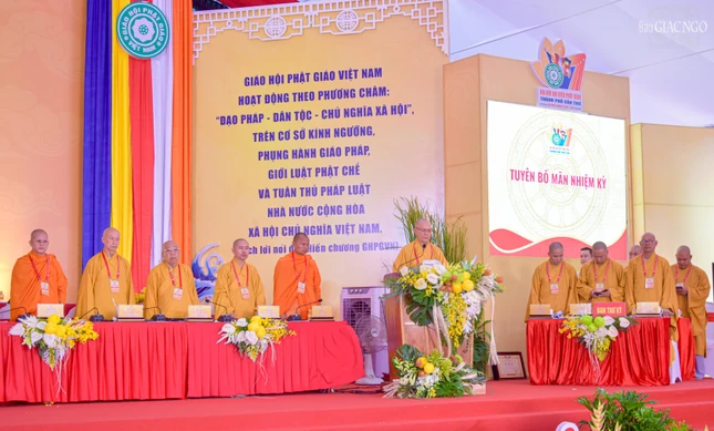 Ban Trị sự GHPGVN TP.Cần Thơ nhiệm kỳ 2022-2027 tuyên bố mãn nhiệm