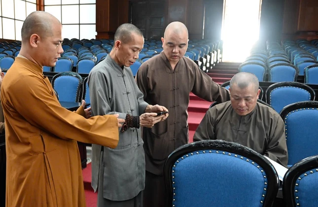 Thượng tọa Thích Tâm Chính, Ủy viên Hội đồng Trị sự, Phó ban Trị sự GHPGVN rà soát tổng thể các nội dung