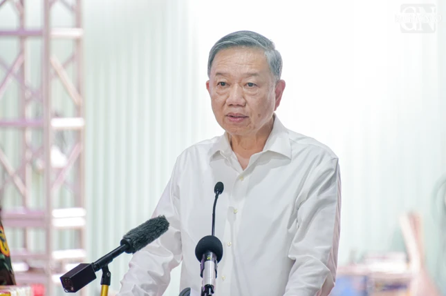 Tổng Bí thư, Chủ tịch nước Tô Lâm phát biểu chỉ đạo tại chuyến thăm