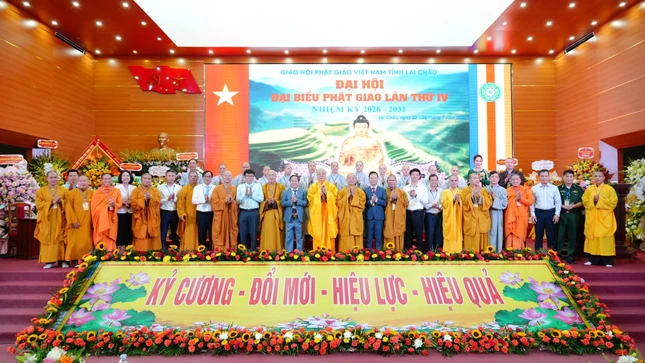 Đại hội đại biểu Phật giáo tỉnh Lai Châu lần thứ IV, nhiệm kỳ 2026-2031 thành công tốt đẹp Đại hội đại biểu Phật giáo tỉnh Lai Châu lần thứ IV, nhiệm kỳ 2026-2031 thành công tốt đẹp